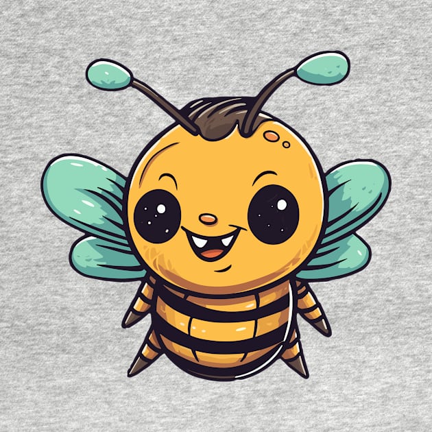 Happy bee by JORDYGRAPH